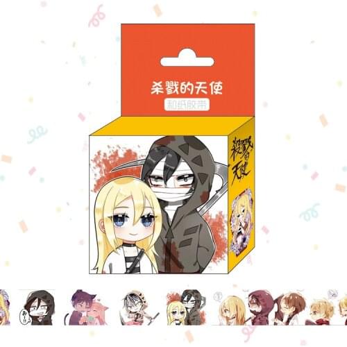 1.5cm*5m New Japan Anime Angels of Death Washi Tape Adhesive Tape DIY Scrapbooking Sticker Label Masking Tape