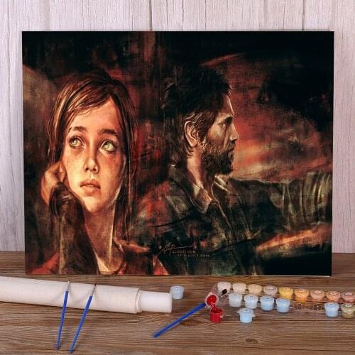 Portrait The Road Less Traveled Coloring By Numbers Painting Kit Acrylic Paints 40*50 Canvas Painting Handicraft