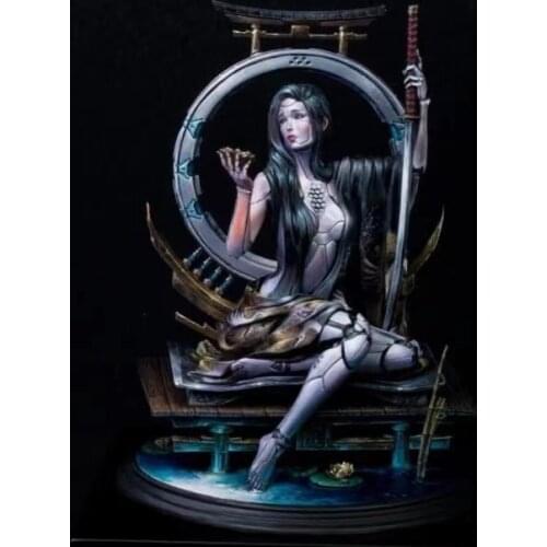 Unpainted Re-K0NNECT Resin Figure 1/24 Scale Model Kit Resin Colorless Self-Assembled Toy No.59