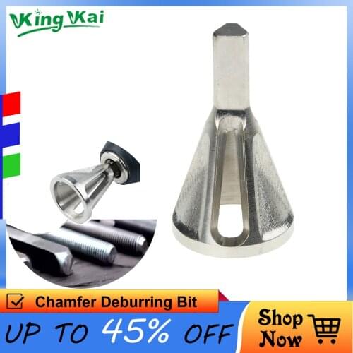 Lastest Deburring External Chamfer Tool Thread Rod Bolt And Nut Fast Running Remove Burrs Bit For Metal Drilling Tools