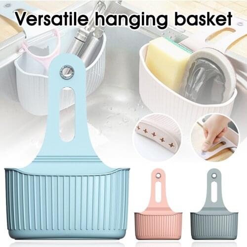 Kitchen Storage Sink Organizer Soap Sponge Holder Drain Rack Suction Cup Sink Shelf Sponge Caddy Sink Holder Kitchen Accessories