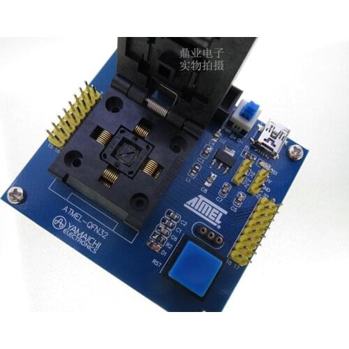 Original ATMEL IC Test Seat ATmega48/88/168/8A/48 Burning Programm Socket Adapte