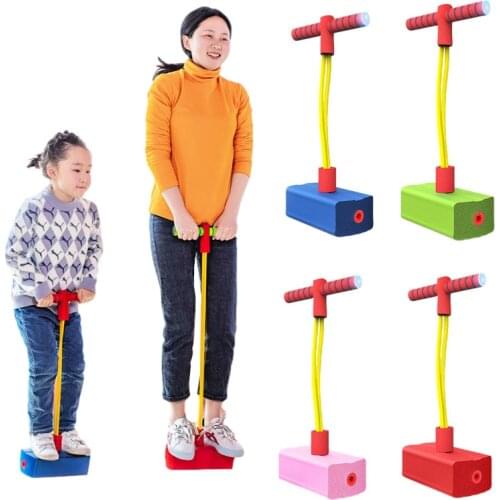 Foam Pogo Stick Bungee Jumper Toys Indoor Outdoor Fun Sports Jumping Stilts Bounce Pole Boys Girls Fitness Equipment Fitness Toy