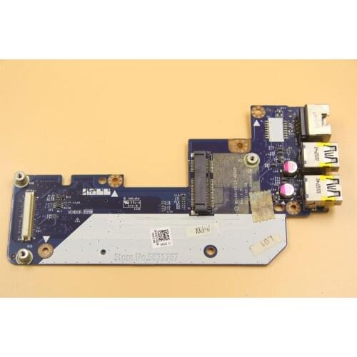 Genuine original for DELL 15r 5520 7520 USB Ethernet LAN Connector Board QCL00/10 LS-8242P