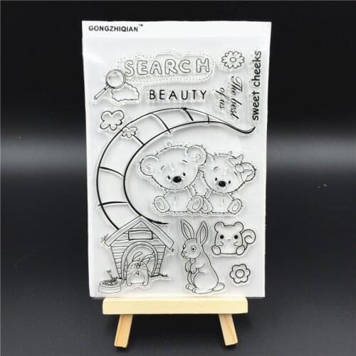 S Transparent Clear Silicone Stamp Seal DIY Scrapbooking photo Album Decorative A0867
