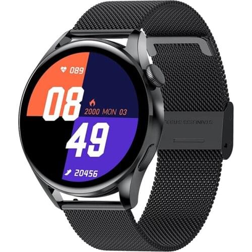 Wear 3 Pro Smartwatch Smart Watch Men 1.32inch 360 HD Screen Bluetooth Call Built In Music Play 2021 For Android IOS