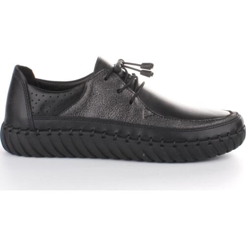 Women Shoes Black Elastic Lacing Comfortable Orthopedic Sole Casual Shoes 2021 Summer