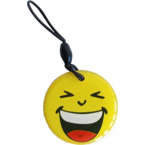 1pcs/lot UFUID Sector 0 Block 0 Writable Changeable Smart Tags Key RFID 13.56Mhz Epoxy tag diameter 35mm