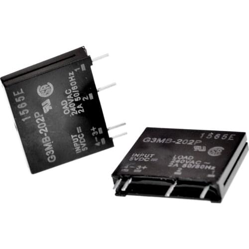 10PCS New original solid state relay G3MB-202P DC-AC PCB SSR In 5VDC,Out 240V AC 2A