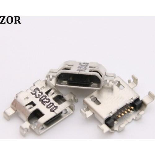 200PCS Micro USB jack Charging Port tail socket Connector for Lenovo A8-50 A5500 A5500-HV A5500H Sony M2 S50H S50T
