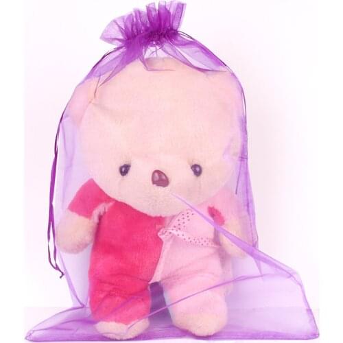 50Pcs/Lot Large Size 35x50cm Organza Bags Jewelry Clothes Drawstring Packaging Bag Pouches Wedding Decoration Party Toy Gift Bag