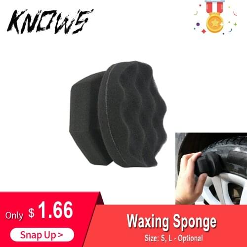 Auto Accessories Car Tire Dressing Applicator Portable Handy Polishing and Waxing Sponge