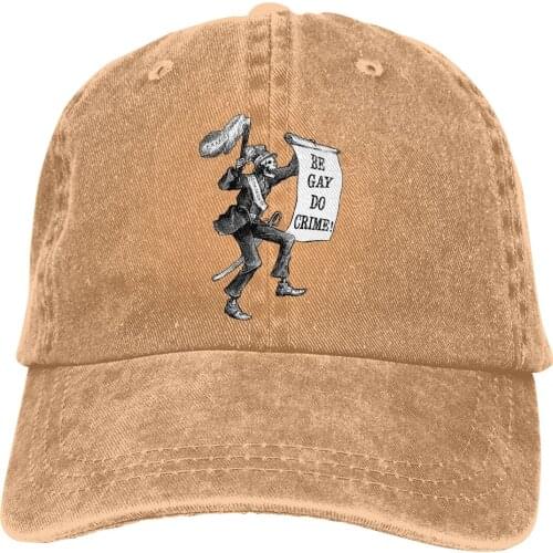 Be Gay Do Crime The Baseball Cap Peaked capt Sport Unisex Outdoor Custom LGBT transgender Hats