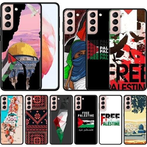 Cover for Galaxy S20 FE S10 S9 Plus S10e Fundas Protective Coque Phone Case for Samsung S21 Ultra palestine