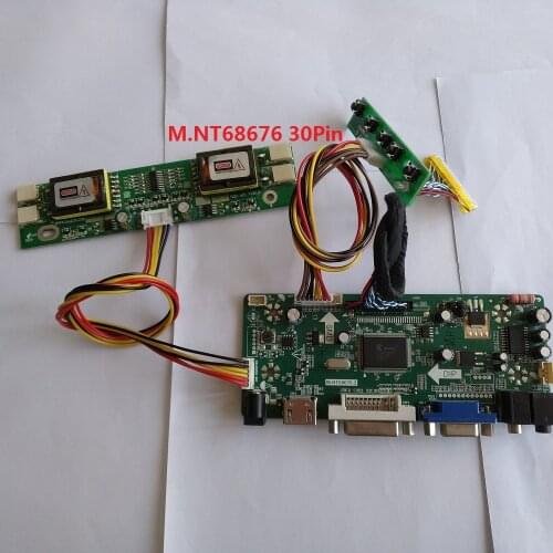 For CLAA215FA01 21.5" controller board LCD DIY VGA LVDS LED M.NT68676 30pin display screen panel 1920*1080 HDMI kit DVI