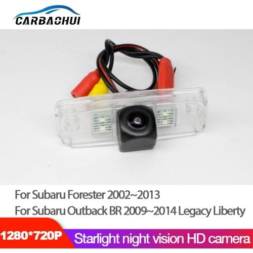 HD Night Vision Car Rear View Camera For Subaru Forester 2002 ~ 2013 Outback BR 2009 ~ 2014 Legacy Liberty Car Reverse camera