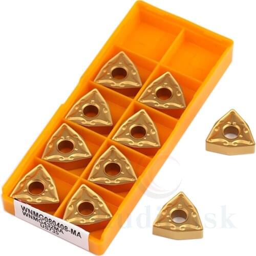 WNMG080408MA VP15TF UE6020 US735 high quality Carbide insert External turning insert tool CNC lathe turning tools WNMG080408