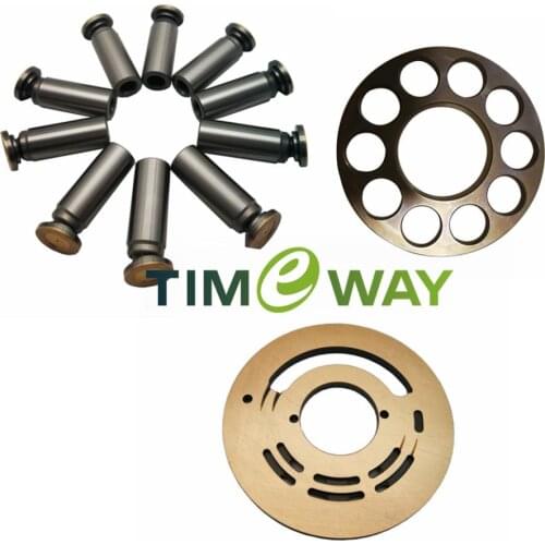 KAYABA PSVD2 - 21E 4T / SVD22 Excavator Pump Spare Parts Retainer Plate Pistons Valve Plate