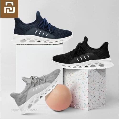Youpin Men sports casual shoes Honeycomb shock absorption Lightweight fashion Non-slip Breathable Outdoor Running sneakers