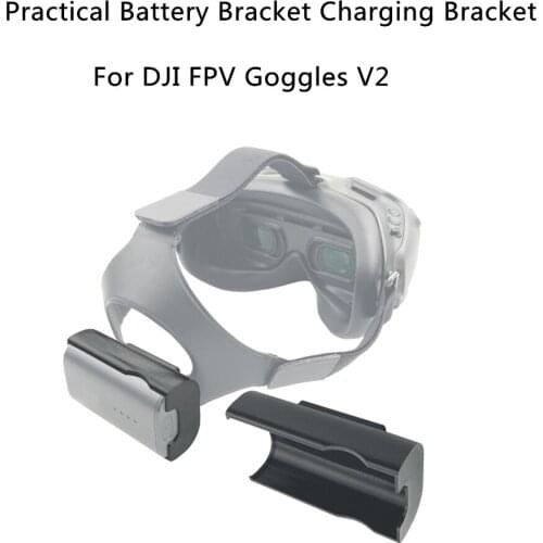 DJI FPV Practical Battery Bracket Charging Bracket For DJI FPV Goggles V2 Drone Accessories Plastic Battery Holder Spare Parts