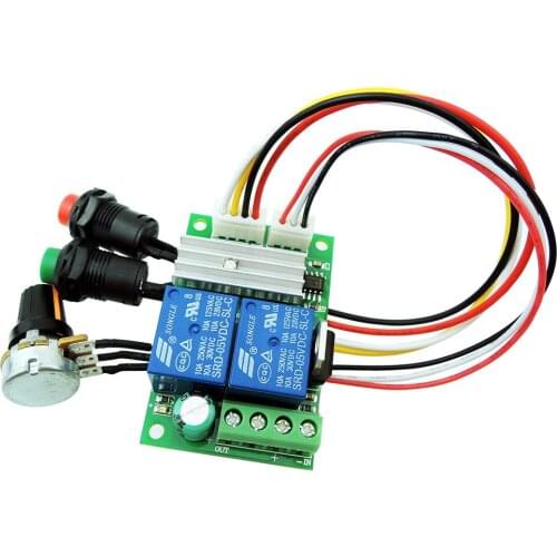 DC 12V 24V 3A 21kHz PWM DC Motor Speed Regulator Controller Adjustable Speed Control Reversible Relay Module 6V-28V 1203BS