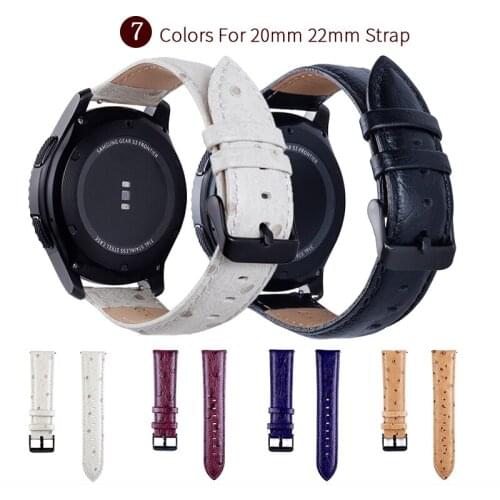 Genuine Leather Strap for GarminActive/GarminMove 3 4 4s Watch Band Bracelet for Garmin Venu 245 20mm 22mm Bands Belt Wristbands