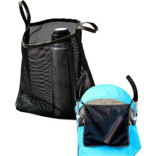 Hot Infant Pram Cart Mesh Hanging Storage Bag Baby Trolley Bag Stroller Organizer Seat Pocket Carriage Bag Stroller Accessories