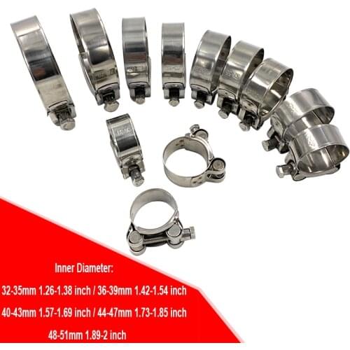 Universal Clamp Hoop Muffler Silencer Exhaust Pipe Mounting Clamp Clip Kits motocross motorcycle accessories for KTM MT 07 MT09