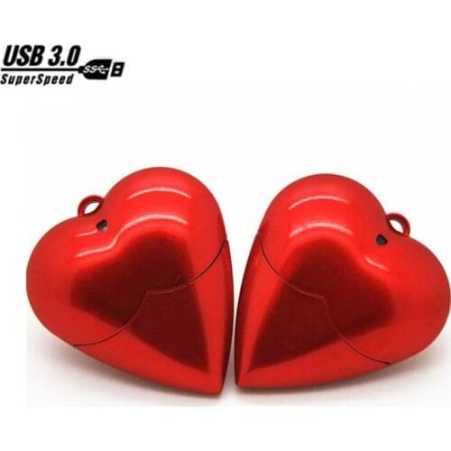 USB 3.0 pendrive love heart usb flash drive 8GB 16GB 32GB 64GB memory stick mini computer gift pen drive usb stick