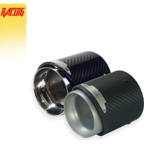 Top Quality For Mini Cooper R55 R56 R57 R58 R59 R60 R61 JCW Carbon Fiber Exhaust Tip Pipe Car Accessories