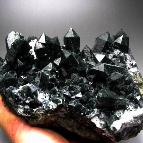 2980g Prasem Prase Green Quartz Cluster - crystals and stones healing Mineral specimen Home Decor feng shui decoration