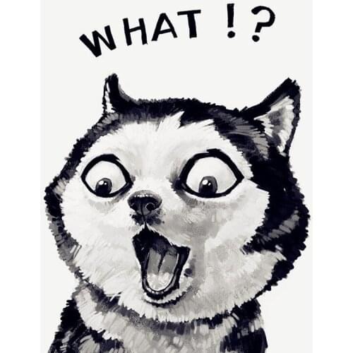 Animal Dog 5D Diamond Painting Full Round Diamond Mosaic Picture Of Rhinestones Embroidery 30 x 40 cm Animal Cartoon