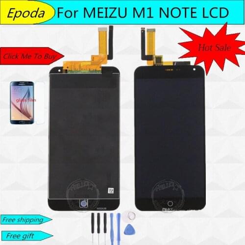 AAA Quality For 5.5'' Meizu M1 Note Meilan Note M463U LCD Screen Display+Touch Digitizer With Frame Black