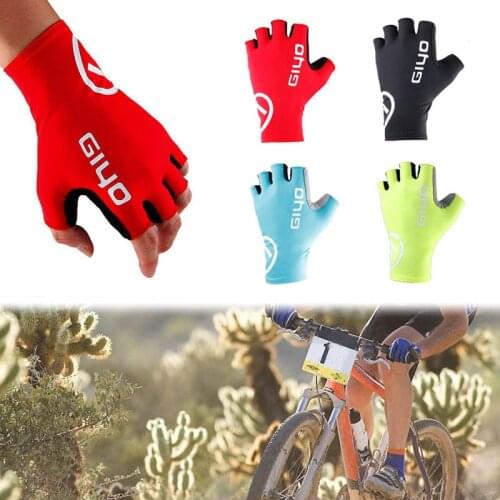 1 Pair GIYO Cycling Gloves Half Finger Breathable Anti-slip Shockproof Riding Mittens SUB Sale