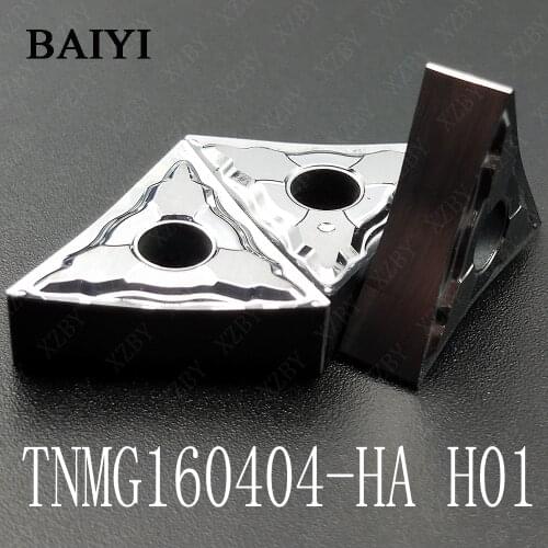 10pcs TNMG160404-HA H01 TNMG331-HA H01 CNC cutting Carbide Inserts Tool Parts TNMG160404 For Aluminum