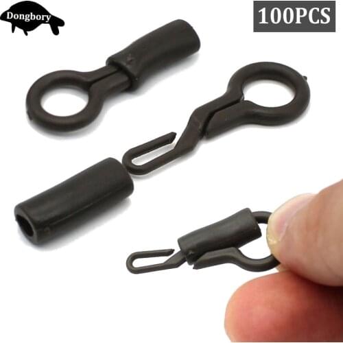 100PCS Back Lead Clips with Silicone Sleeves Carp Rigs Connector Fishing Locking Tube Convert Lead Weight Sleeve for Carp Tackle