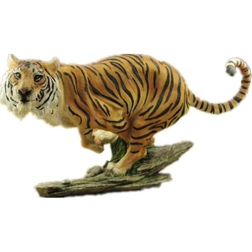 48CM FENG SHUI TIGER BUST FIGURINE ANIMAL STATUE ART SCULPTURE COLOPHONY CRAFTS HOME GARDEN OFFICE DESKTOP DECORATION R525