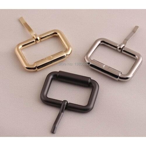 6pcs/lot 23mm inner silver /gold /matte black /gunmtal color alloy Belt Buckle pin buckles For garment Belt bag accessories