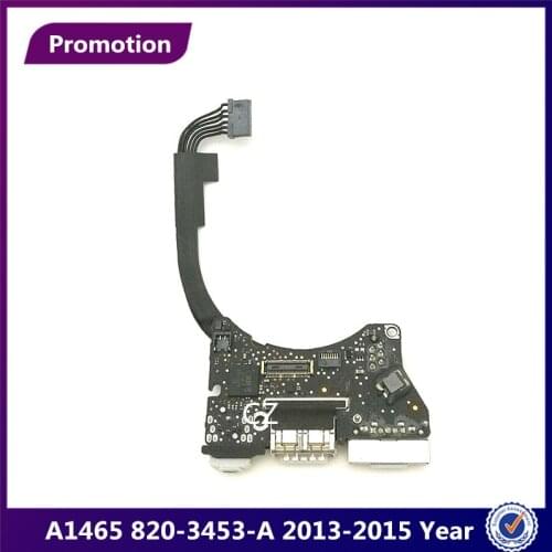 A1465 Power Audio Board For Apple Macbook Air 11.6'' A1465 USB I/O Power DC in jack Board 820-3453-A 2013 2014 2015 Year