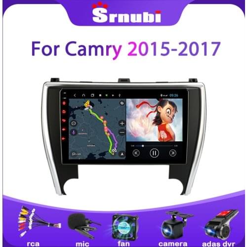 Android 9.0 4G+64G Car Radio Navigation RDS DSP 4G+WIFI For Toyota Camry 2015-2017 2din GPS T3L Multimedia Player Split screen