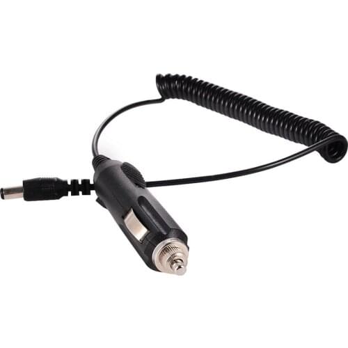 Car Charger Cable For Baofeng Walkie Talkie UV-5R UV-5RE 5RA Base Portable Radio Cigarette Lighter Slot 12V DC Power Charge Cord