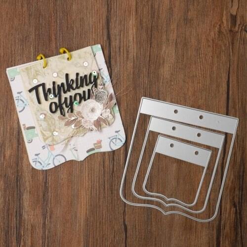 InLoveArts Tag Die Cut Metal Cutting Dies Cut Memo Page Album Dies Alinacraft Scrapbooking Craft Album Card Punch Knife Stencils
