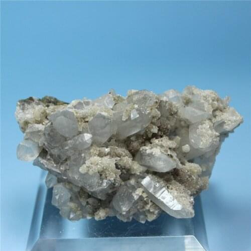 Natural mineral crystal column dolomite associated minerals form a unique teaching specimen collection of the original stone