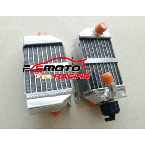 L&R For KTM 50 SX/SXS Mini 49cc/50cc 2-STROKE 2012-2018 Full Aluminum Alloy Radiator 12 13 14 15