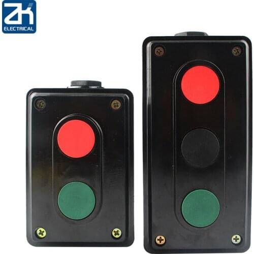 LA4-2H LA4-3H switch control box start and stop two-position button self-reset one open and one closed