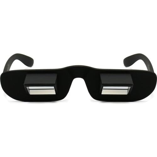 Lazy Bed Prism Glasses For Horizontal Reading Watching TV Spectacle Refraction Effect Eyewear Bed Lie Down Read