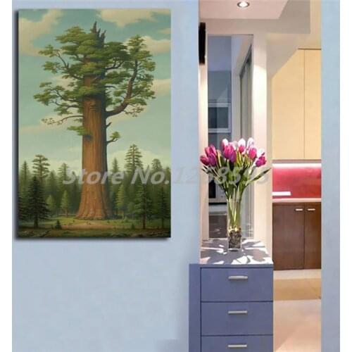 Mark Ryden General Sherman Tree Of Life Canvas Painting Print Bedroom Home Decor Modern Wall Art Oil Painting Poster Framework