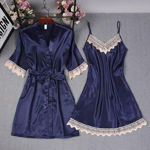 Mengshufen Women's Satin Pajamas