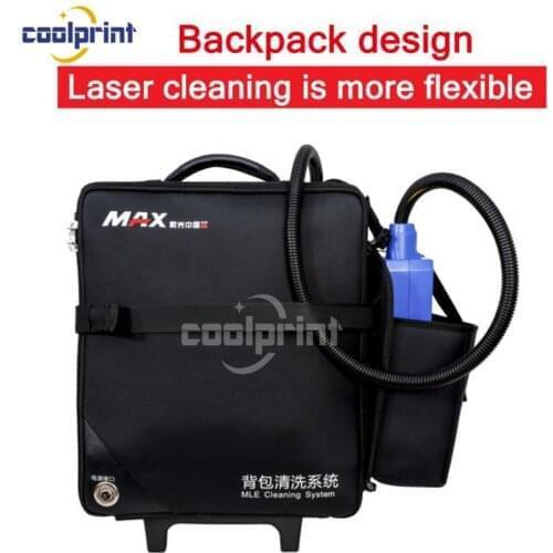 Mini Laser Rust Removal Machine Backpack Laser Cleaning Machine 30W 50W Easy Operation Laser Cleaner for Ceaning Jobs
