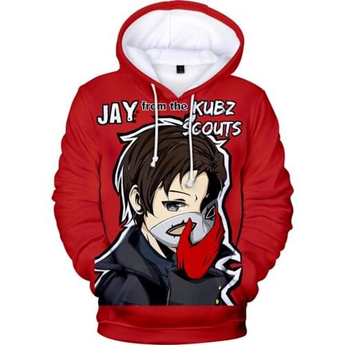 Kubz Scouts 3D Print Fashion Fall Winer Suit Hoodies Sportswear Hooded Youthful Kawaii HIP HOP Women/Men The hooded